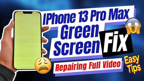 How To Fix Iphone Pro Max Green White Screen Issue Without Changing