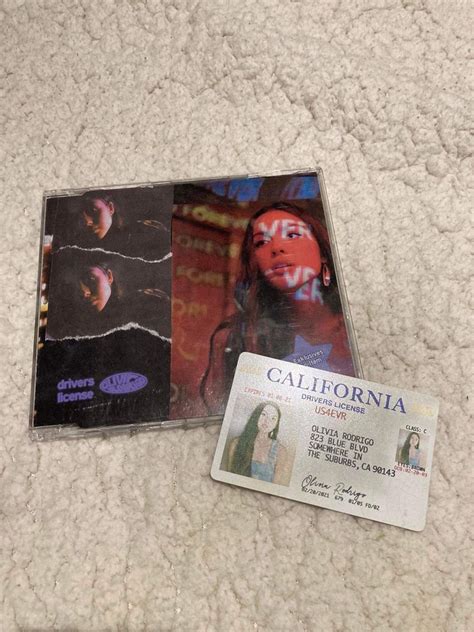 Olivia Rodrigo Drivers License Limited Edition Single Cd Hobbies