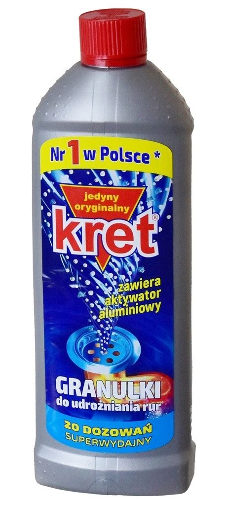 KRET Granulki do Udrożniania Rur 800g 14429209274 Allegro pl