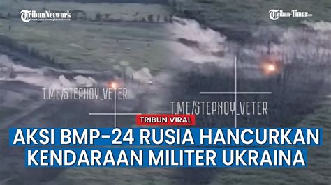 BMD 4 Rusia Hantam Kendaraan Militer Ukraina Di Hutan Artyomovsky YouTube