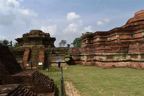 Teil Von Muara Takus Temple Kampar Riau Indonesia Redaktionelles