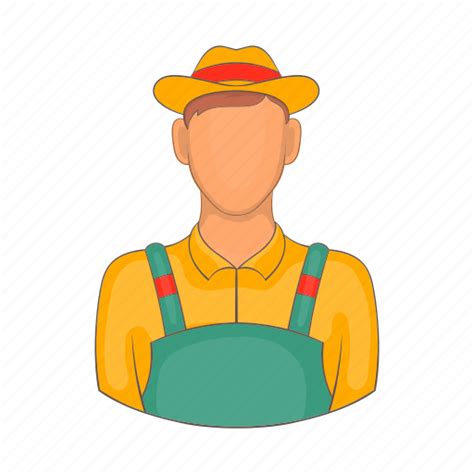 Agriculture Cartoon Farm Farmer Farming Field Man Icon Download