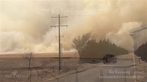 Beaver OK Wildfire Forces Evacuation Of Beaver Structure Fire