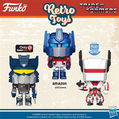 Transformers Get Poppin As Funko Announces New Wave Of Retro Pops