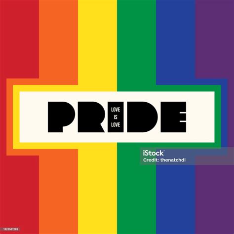 Lgbtq Community Pride Month Poster Design Template Background With