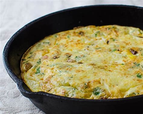 Pan Crisped Potato Bacon Frittata Recipe Sidechef