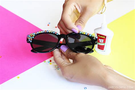 Diy Beaded Sunglasses — Live Colorful