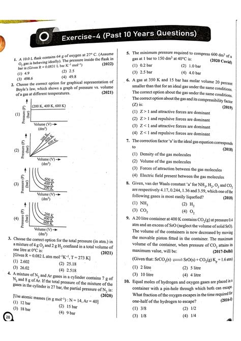 SOLUTION Chemistry Past 10 Year Pyqs Class 11th Studypool