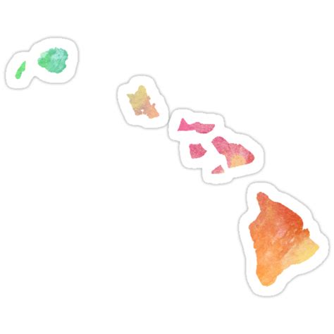 "Hawaii" Stickers by ldeitch | Redbubble