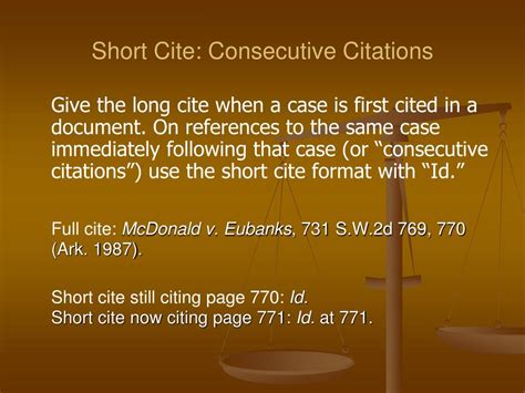 Ppt Basic Bluebook Citation For Cases Powerpoint Presentation Free