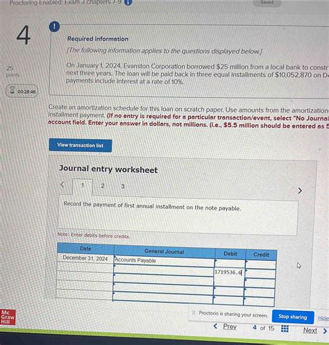 Proctoring Enabled Exam Chapters Saved Required Information