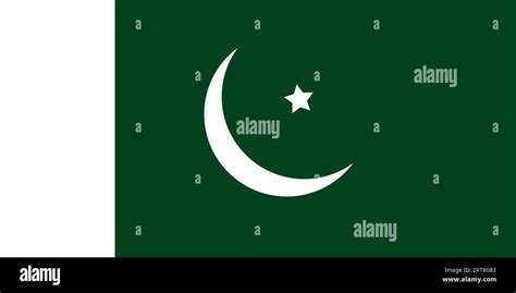 Pakistan Flag Background Vector Illustration National Flag Pakistani