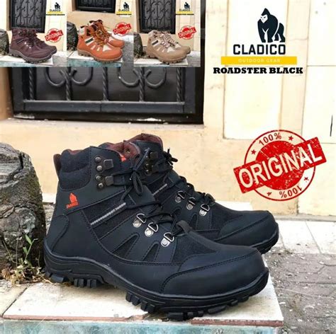 Jual Sepatu Boot Pria Safety Shoes Ujung Pakai Besi Cladico Roadster Hi