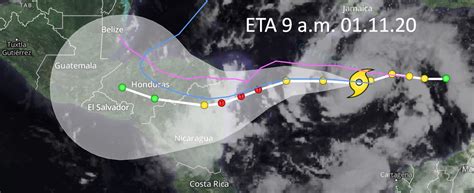 Eta Se Transforma En Hurac N Y Va Con Destino A Nicaragua Y Honduras