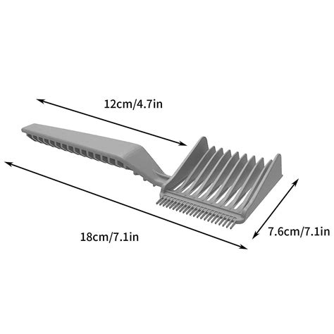 A Haircut Fade Combs Professionally Curved Positioning Comb Gradienter Design Hair Cutting