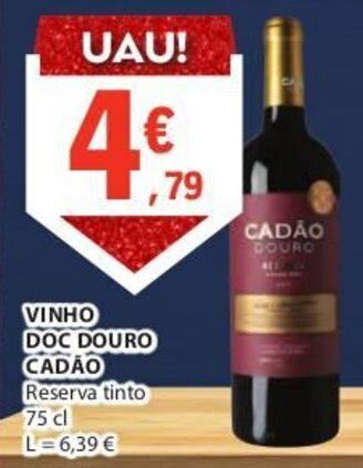 Promoção Vinho Doc Douro Cadao 75cl em E Leclerc