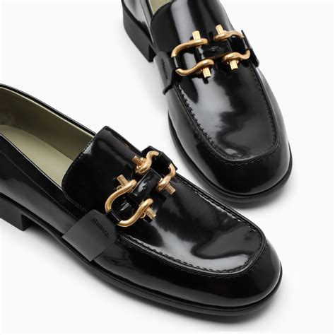 Bottega Veneta Monsieur Loafers In Black Patent Leather Thedoublef