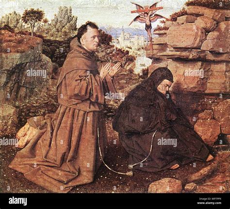 Saint Francis Receiving The Stigmata English Jan Van Eycks Art