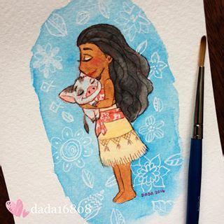 Moana 🐷🌺🌴 #draw #drawing #sketch #doodle #illustration #art #artwork # ...