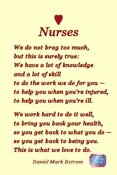 Nurses Poem And Inspiration On Pinterest