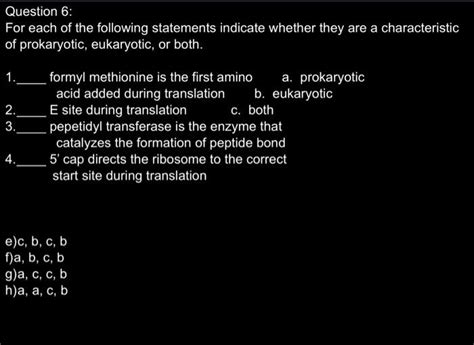 Solved Question 6: For each of the following statements | Chegg.com 