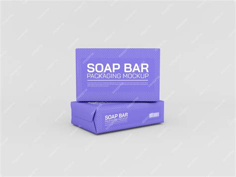 Premium Psd Soap Bar Packaging Mockup