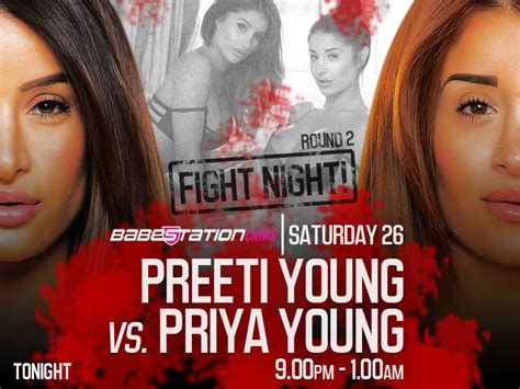 Babestation Tv On Twitter Fight Night Part Ii 🥊 Battle Of The Twins Preetiyoung And Priya