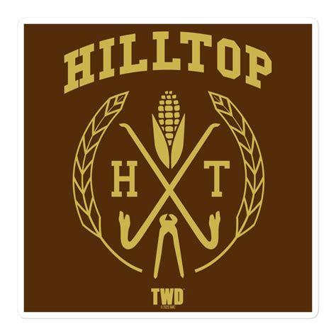 The Walking Dead Hilltop Collegiate Die Cut Sticker – The Walking Dead Shop