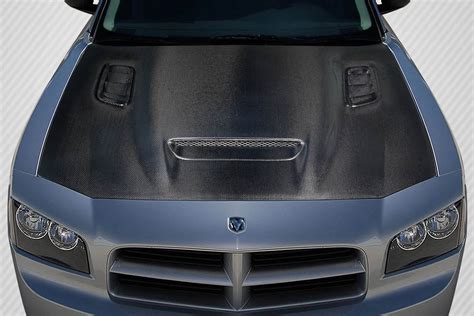 2006 2010 Dodge Charger Carbon Fiber Hoods Duraflex Body Kits