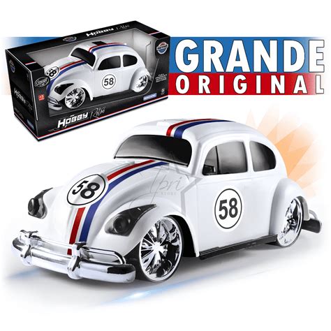 Carrinho Grande Infantil Herbie De Brinquedo Carro Fusca Retr Crian A