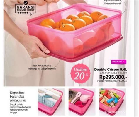 Katalog Promo Tupperware Februari Diskon Botol Minum Cantik