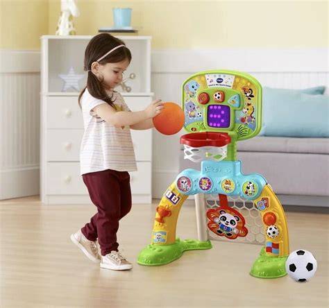 Vtech Count And Win Sports Center With Basketball And Soccer Ball Songs