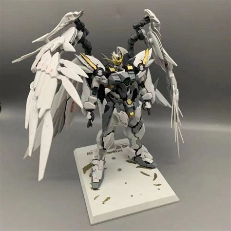 M J H HIRM Hi Resolution Alike Model 1 100 Wing Gundam Zero Ew Grey