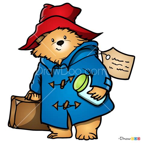 How to Draw Cartoon Paddington, Paddington