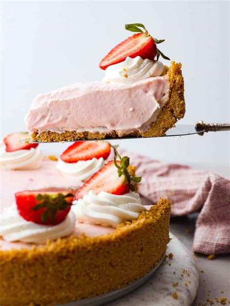 No Bake Strawberry Cheesecake The Recipe Critic