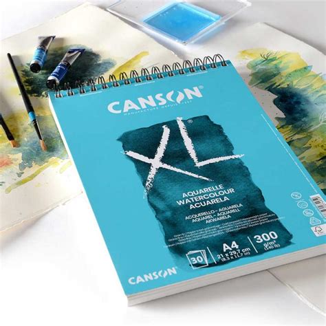 Bloc De Papel Para Acuarela Canson Xl Aquarelle Con Hojas De G