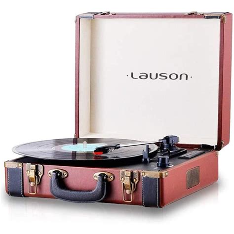 Cl Platine Vinyle Bluetooth Valise Reproducteur Vinyle Portable