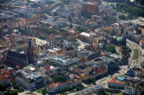 Wroclaw Breslau Von Oben Altstadt Von Breslau Wroclaw In Polen