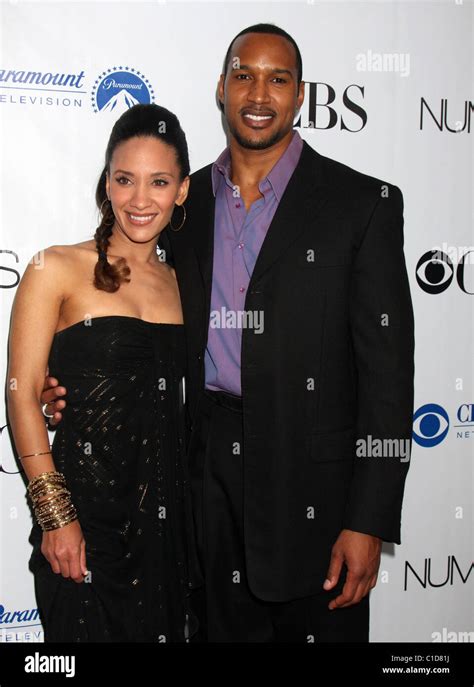 Sophina Brown And Henry Simmons The Numb3rs 100th Episode Party At The Sunset Tower Hotel