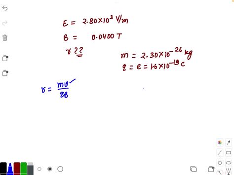 Solved Consider The Mass Spectrometer Shown Schematically In The Figure Below The Magnitude Of