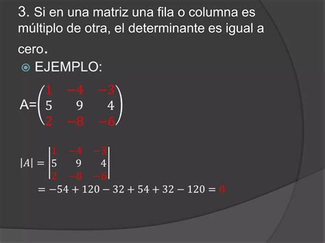 Propiedades De Los Determinantes Ppt