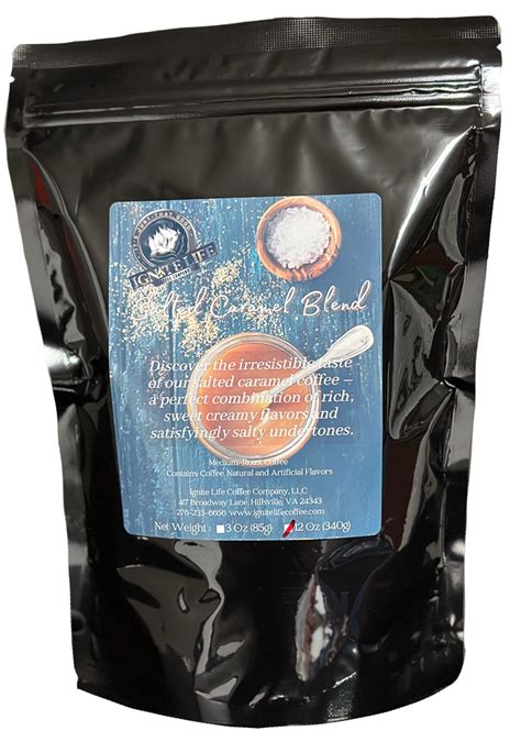 Salted Caramel Blend Ignite Life Coffee