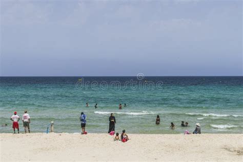 Beach in sousse editorial photo. Image of sand, chair - 57354496