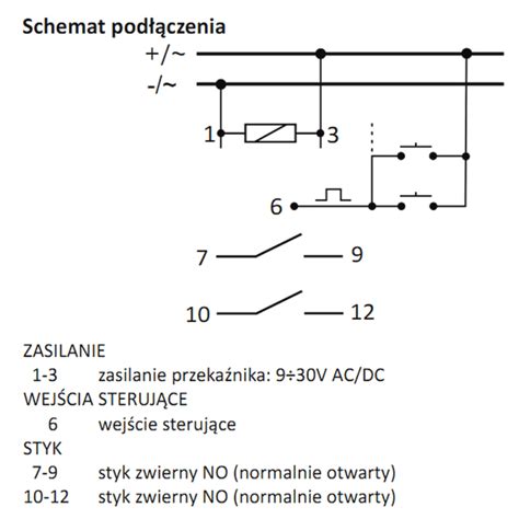 F F Przekaźnik impulsowy bistabilny włącz wyłącz 2Z 2x8A 24V AC DC BIS