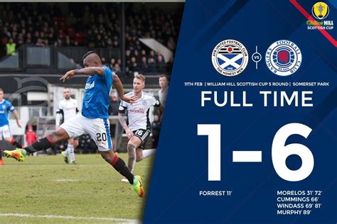 FULL TIME | Ayr United 1-6 Rangers : r/rangersfc