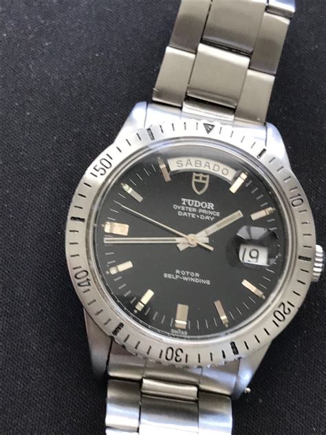 Wts Tudor Ultra Rare Ref 7020 Date Day Oyster Prince Jumbo Black