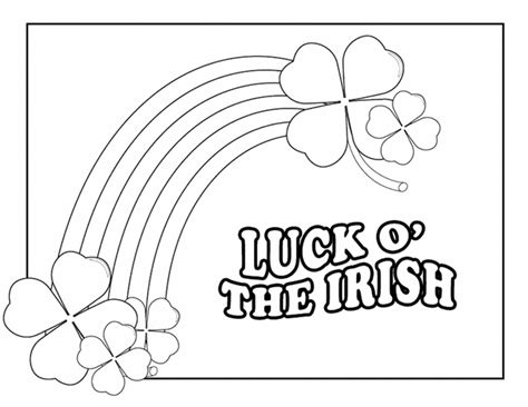 Irish Coloring Pages Coloring Pages