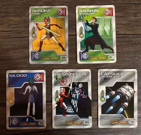 Tarjetas Cartas Sabritas Star Wars The Clone Wars En Venta En San