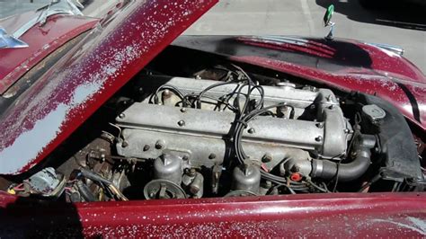 1951 Jaguar Xk120 Roadster Engine Run Video Youtube