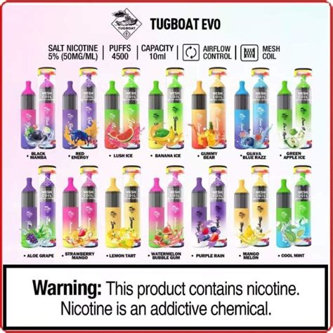 Tugboat Evo 4500 Puffs Best Online Vape Store In Uae